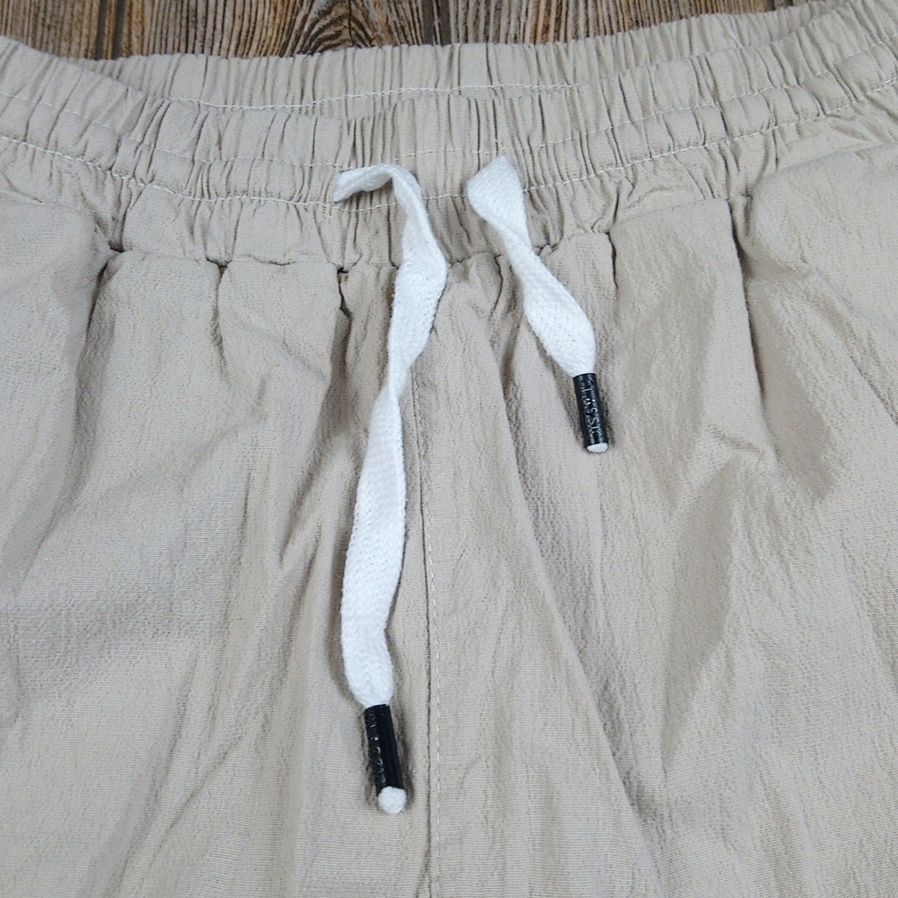Causal Collection Tan Khaki Cargo Shorts - Picture 5 of 9